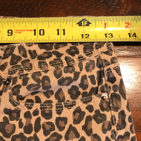YMI Jeans Leopard Cheetah Print Skinny Jeans - Picture 7 of 11